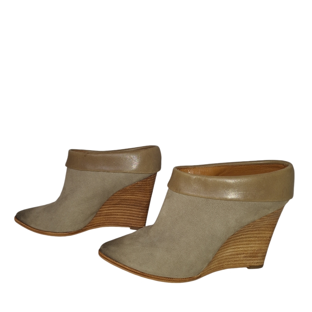 Linea Paolo Sz 7 Logan Pointy Toe Wedge‎ Bootie